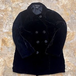 Black Valore jacket silk club large 82% Raelynn 18% silk lining 100% ACETATE